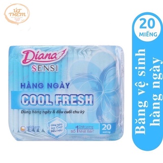 Băng Vệ Sinh Diana Sensi Hàng Ngày Cool Fresh 20 Miếng