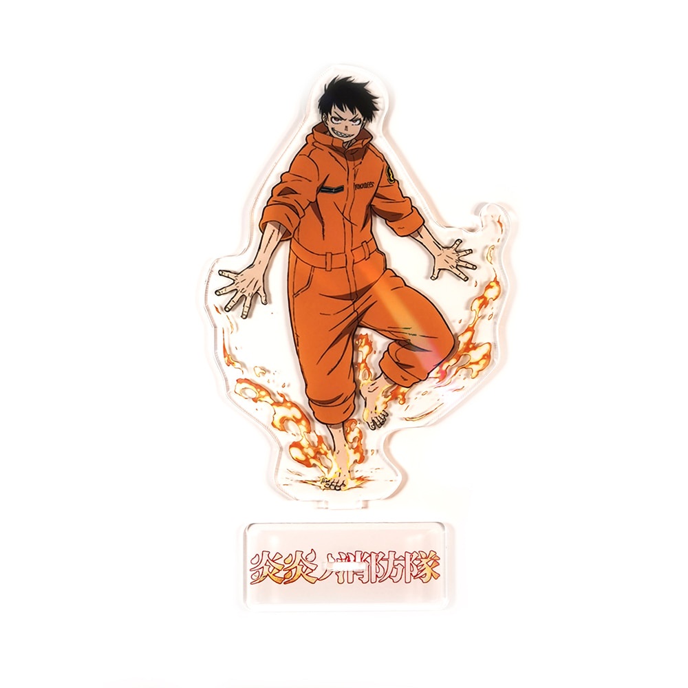 Mô Hình Nhân Vật Fire Force En no Shobotai Shinra Kusakabe Trang Trí Bàn Làm Việc