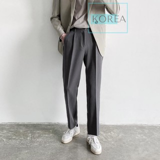 [Hình Độc Quyền] Quần baggy nam ống rộng vải Tây âu co giãn phong cách Hàn Quốc - JBA01