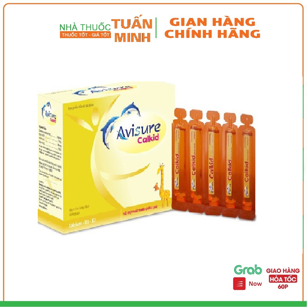 Avisure Calkid - Canxi nano cho trẻ (Hộp 30 ống)