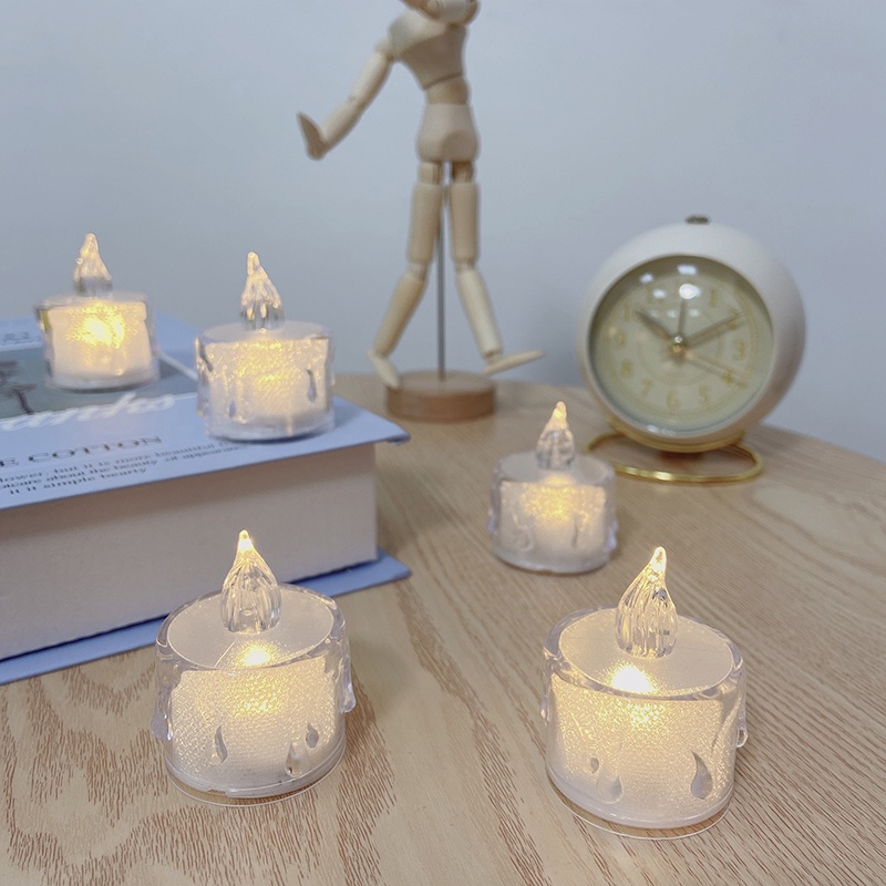 Đèn led giả nến trang trí tiệc sinh nhật và lễ hội đa năng tiện lợi