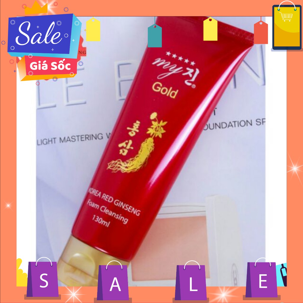 Sữa rửa mặt Sâm Đỏ Korea Red Ginseng Foam Cleansing 130ml
