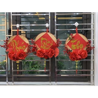 Mẹt hoa trang trí tết