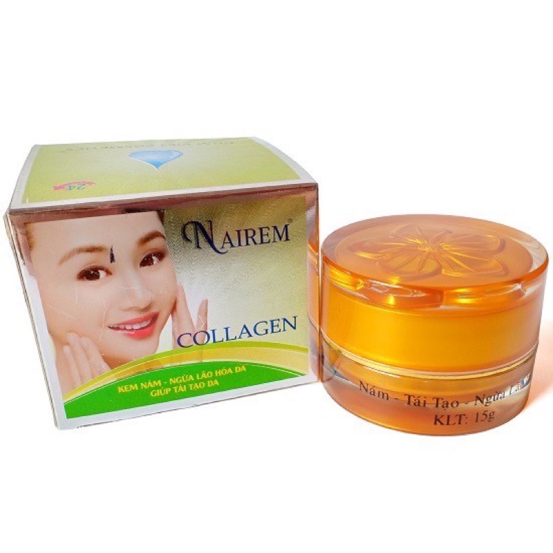 Nairem Collagen – Kem nám, giúp ngừa lão hoá da, giúp tái tạo da 15g