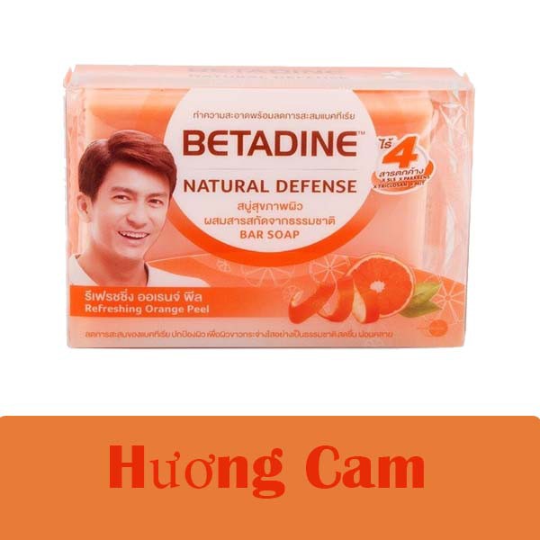 Xà Phòng Kháng Khuẩn Tự Nhiên BETADINE NATURAL DEFENSE Thái Lan (110 gr) | BigBuy360 - bigbuy360.vn
