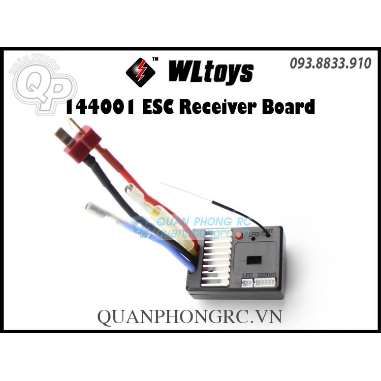 ĐIỀU TỐC WLtoys ESC + Receiver For 144001 1/14 4WD RC Car