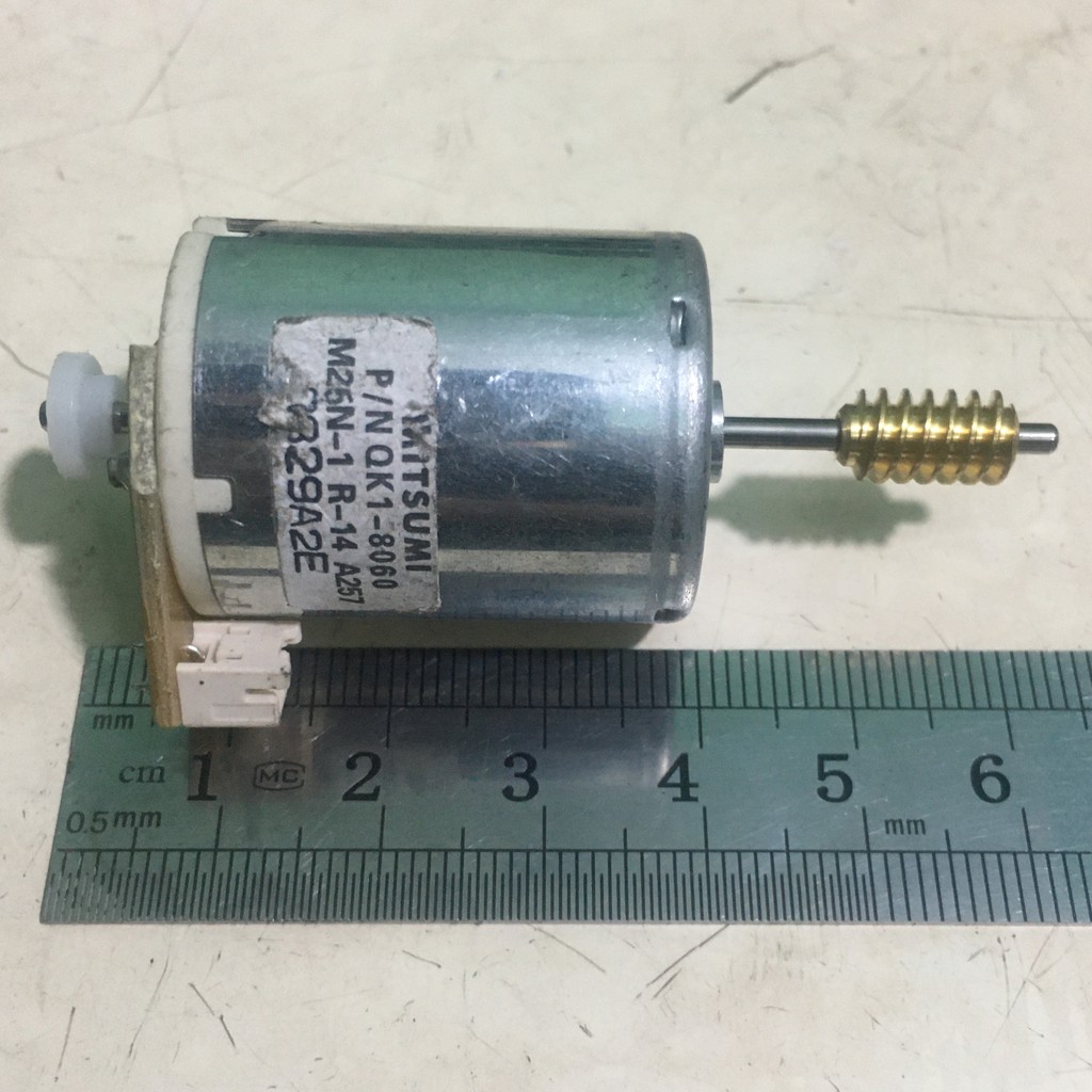 Động cơ - Motor DC Mitsumi QK1-8060 12v-24v Thương hiệu nhật.