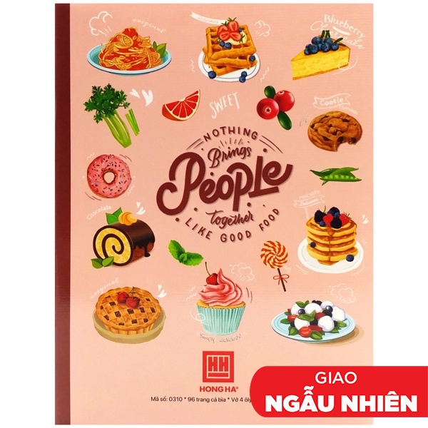 Vở Class Foody - 4 Ô Ly 96 Trang 58gsm - Hồng Hà 0310
