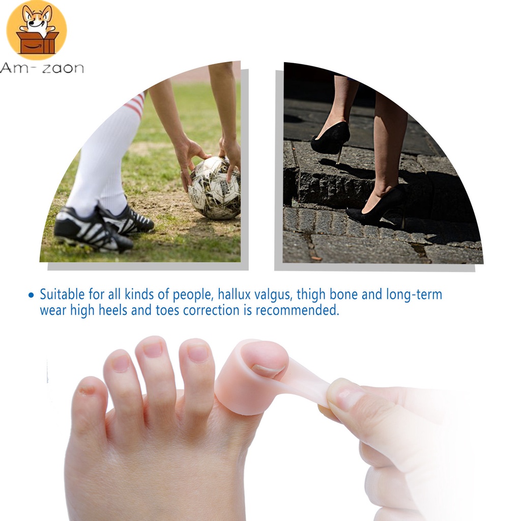 Bộ 2 Miếng Gel Bảo Vệ Ngón Chân Trong Suốt Tiện Lợi