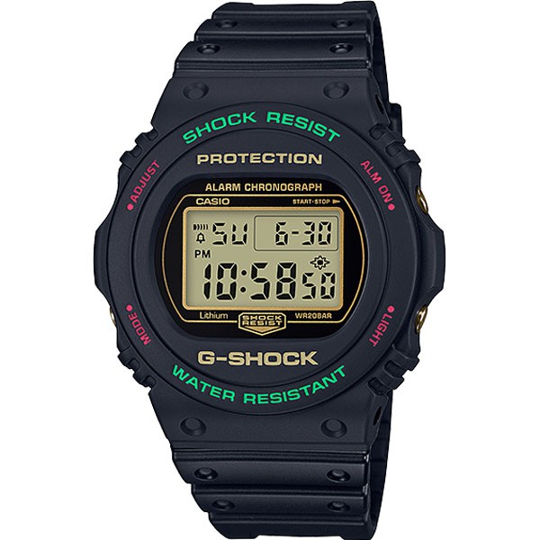 Đồng Hồ Casio Nam Dây Nhựa GSHOCK DW-5700TH-1DR Chính Hãng