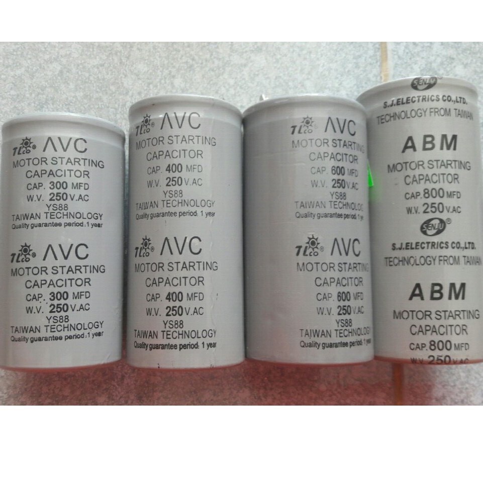 TỤ ĐỀ ABC DÙNG CHO MÁY BƠM VÀ QUẠT CÔNG NGHIỆP chuyên dụng