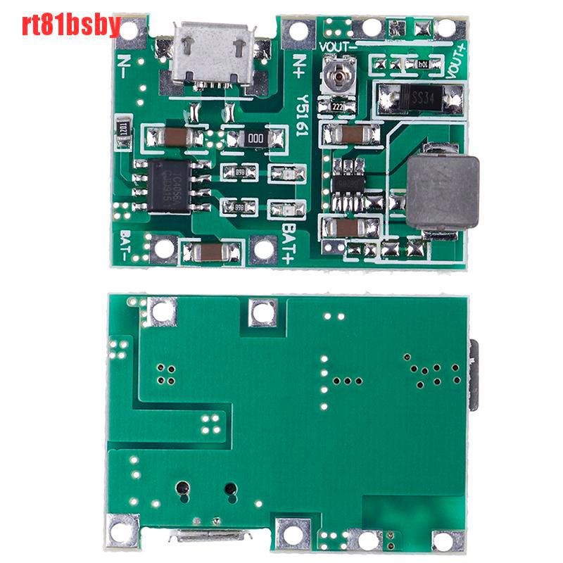 [rt81bsby]USB lithium lipo 18650 battery charger 3.7V 4.2V to 5V 9V 12V 24V step up module