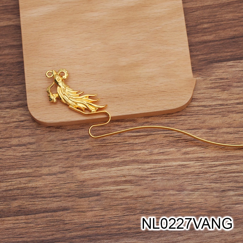 Cán trâm đầu phượng hoàng 27*165mm nguyên liệu làm trâm làm trang sức cổ trang cosplay cổ phục việt phục