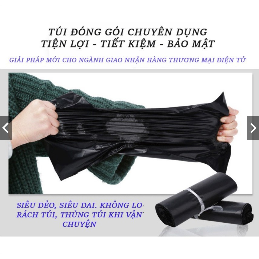 Combo 4kg túi nylon đen đựng rác, gói hàng