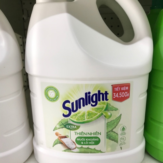 Nước rửa chén sunlight thiên nhiên 3,6kg