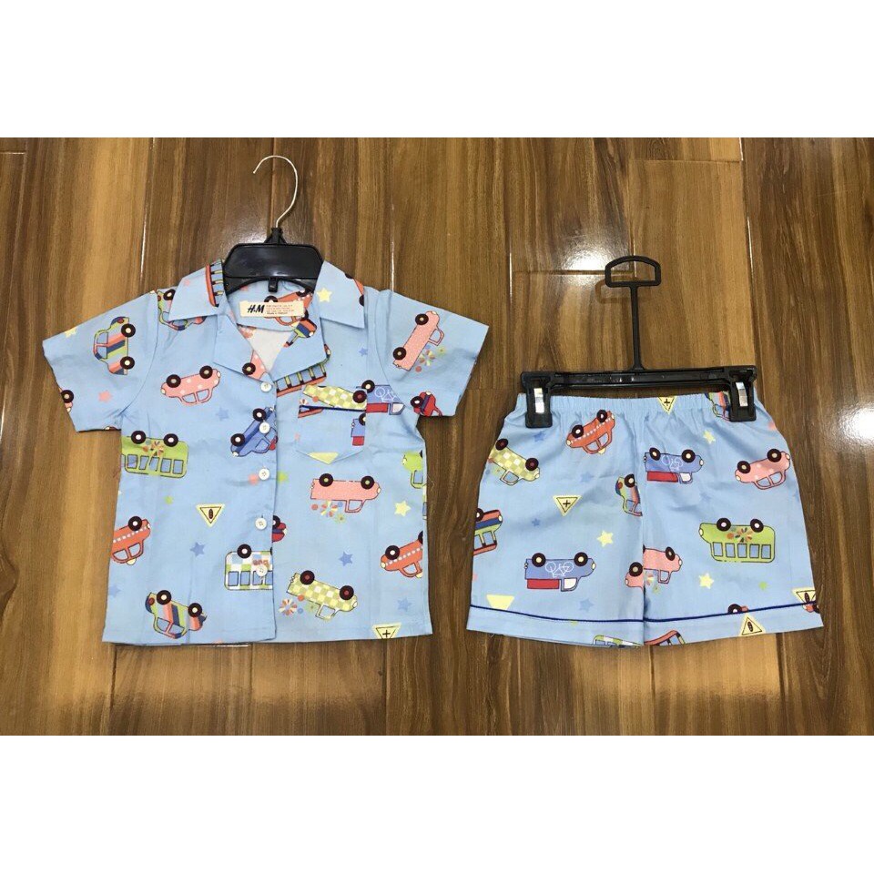 COMBO 2 BỘ PIJAMA BÉ TRAI/GÁI SIZE 10-22KG (MÀU NGẪU NHIÊN)