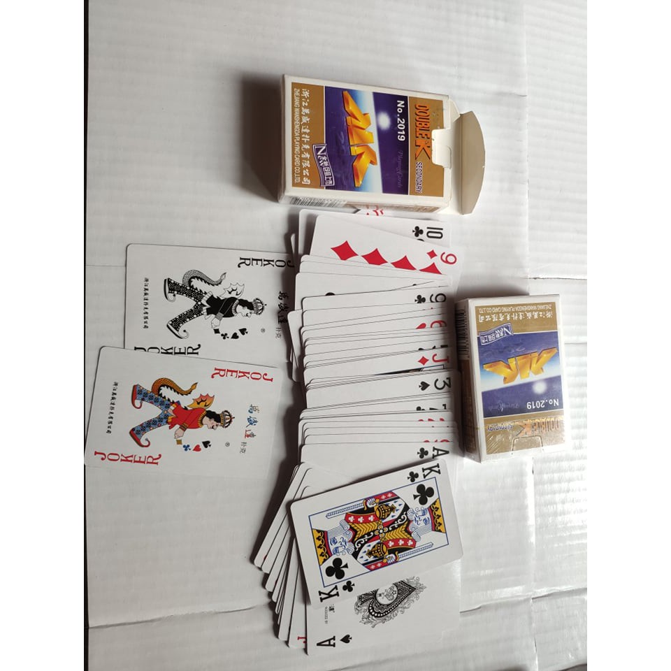 CB-10 Bộ Bài Tây Double K Poker Tiến lên Bài cào Xì dách ( Có Bán Sĩ )