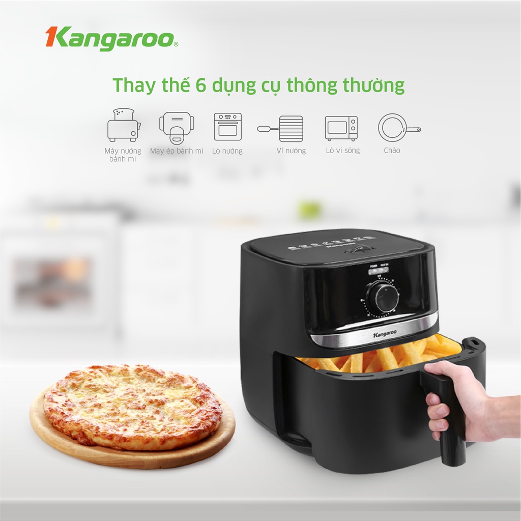 Nồi chiên không dầu 6L Kangaroo KG6AF1 - nồi cơ