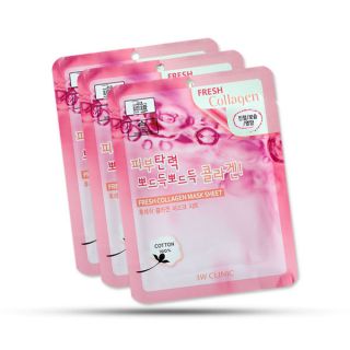 Combo 10 mặt nạ dưỡng da collagen 3w clinic