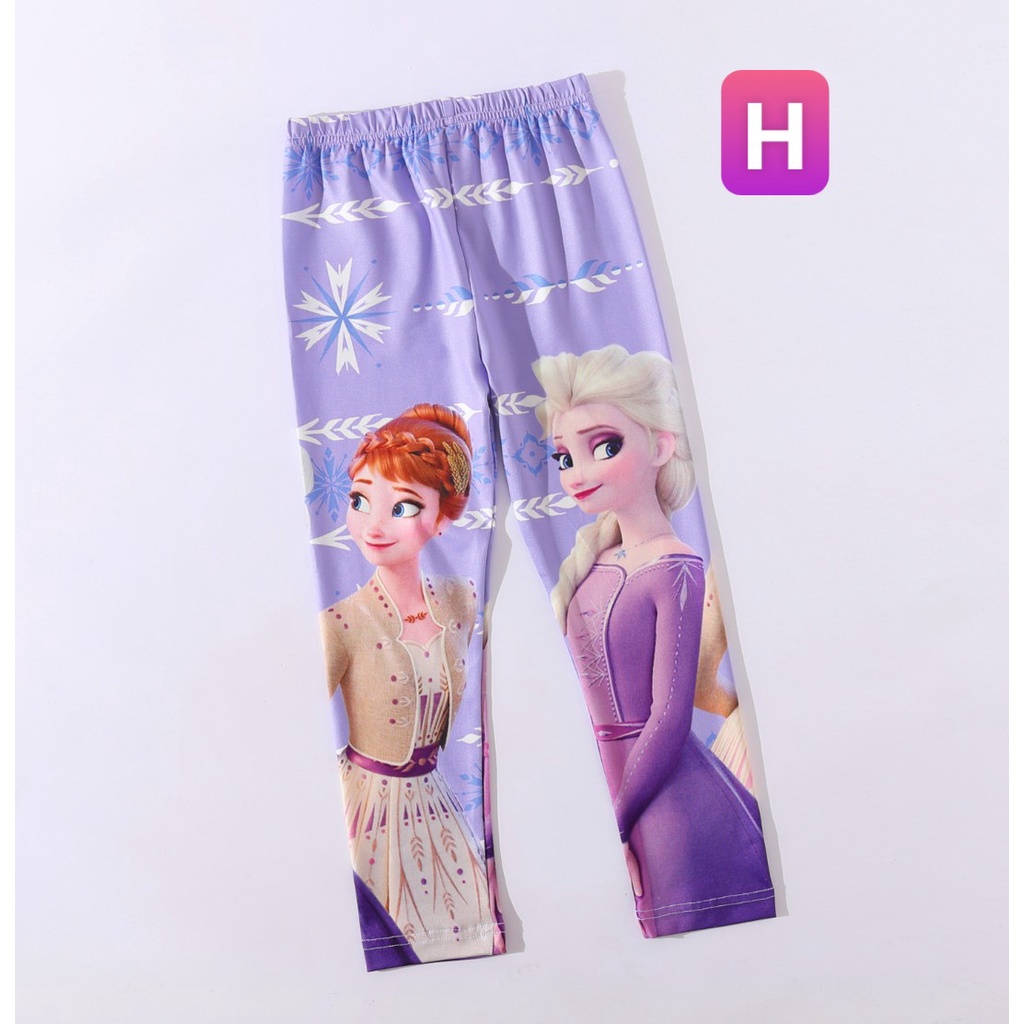 [Chính hãng] Quần Legging bé gái thun lạnh in elsa pony, quần ôm gọn thun mềm mịn,  Aq023-Trang 25Kids