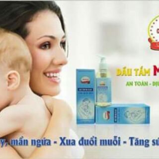 Dầu tắm hữu cơ  mẹ và bé cầu bình an
