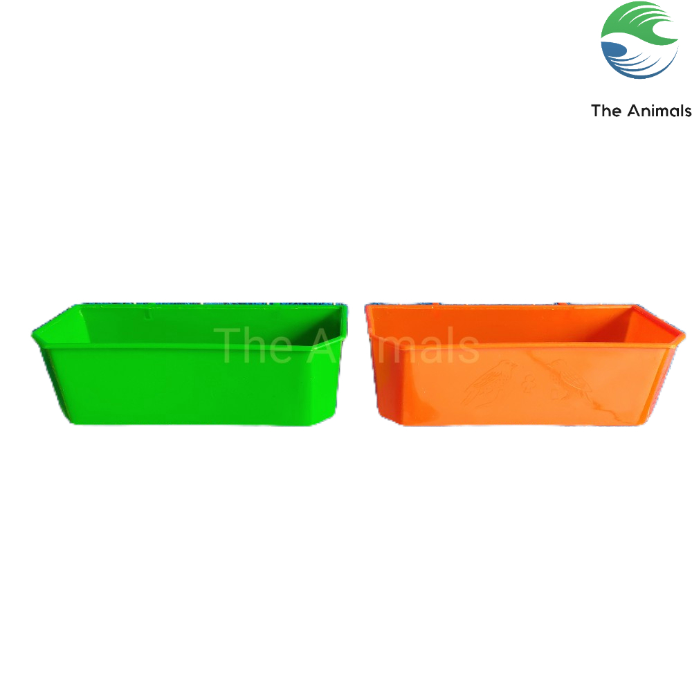 Máng ăn, máng uống cho vẹt (20x8cm)