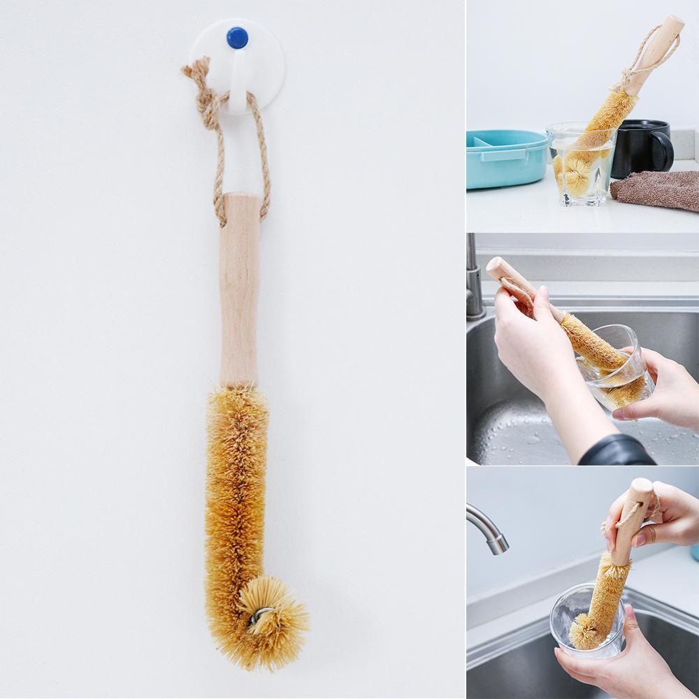 Cọ Vệ Sinh Cốc Bằng Gỗ Sồi Kích Thước Nhỏ Gọn 1 #