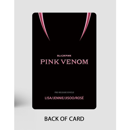 BLACKPINK LOMO Card Set 55 Tấm Thẻ Ảnh Pink Venom Hình Nhóm Nhạc