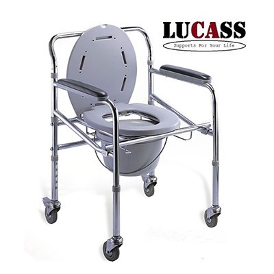 Ghế bô có bánh xe Inox cao cấp Lucass nhập khẩu