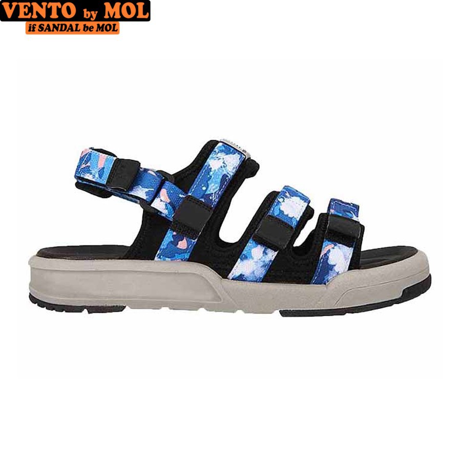 Sandal nam nữ học sinh quai dù đế siêu nhẹ hiệu Vento NV1001BBW - MOL VN