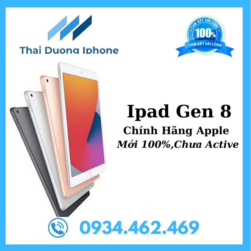 Máy tính bảng Apple iPad Gen 8 2020 10.2 inch Wifi 32GB, 128GB Mới 100% Chưa Acitve | BigBuy360 - bigbuy360.vn