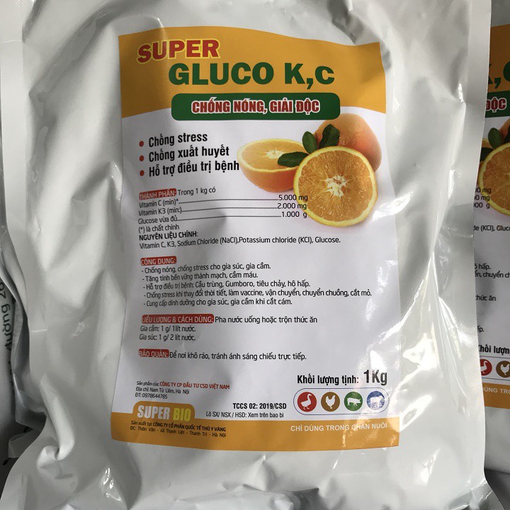 Điện giải Gluco KC gói 1kg