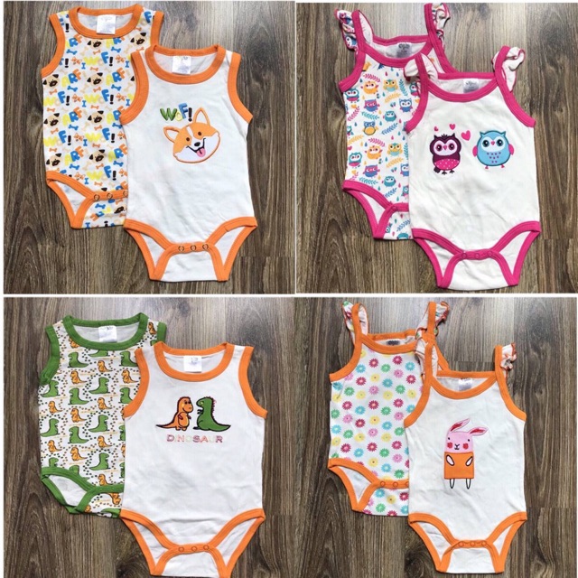 [ẢNH THẬT TRẢI SÀN] Set 2 body chip BabyGear sát nách cho bé trai/bé gái