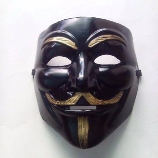 [Mã TOYDEC hoàn 20K xu đơn 50K] Mặt nạ hacker đen hóa trang ( nguyenhuyen9916 )