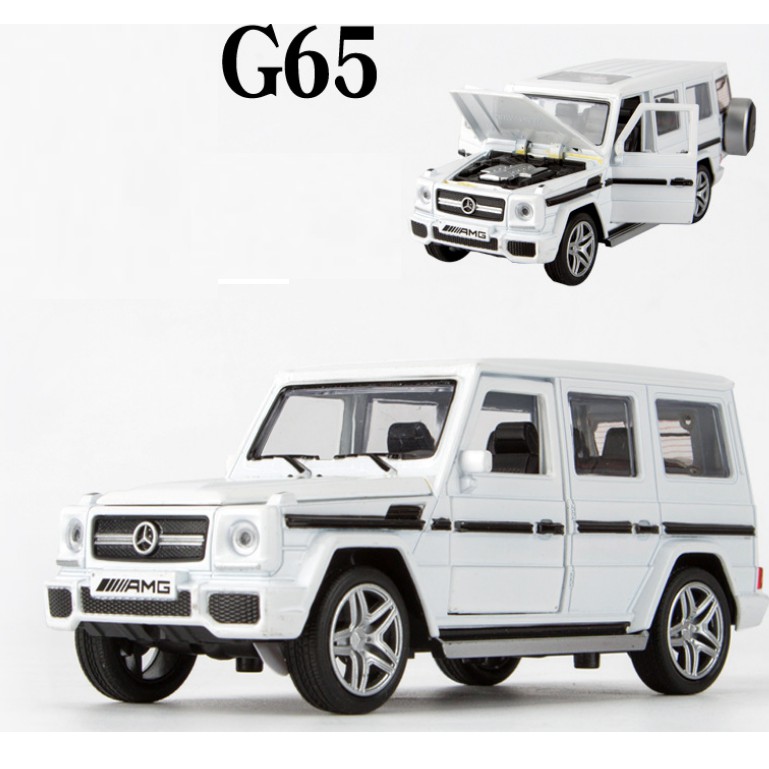 Mô hình xe ô tô đồ chơi Mercedes AMG G65 tỉ lệ 1:32 bằng kim loại đồ chơi trẻ em