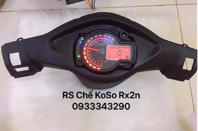 🆘🆘 SALE HOT 🆘🆘 Trọn Bộ Bợ Cổ Wave RS , Alpha , S100 Chế Đồng Hồ KoSo Rx2n