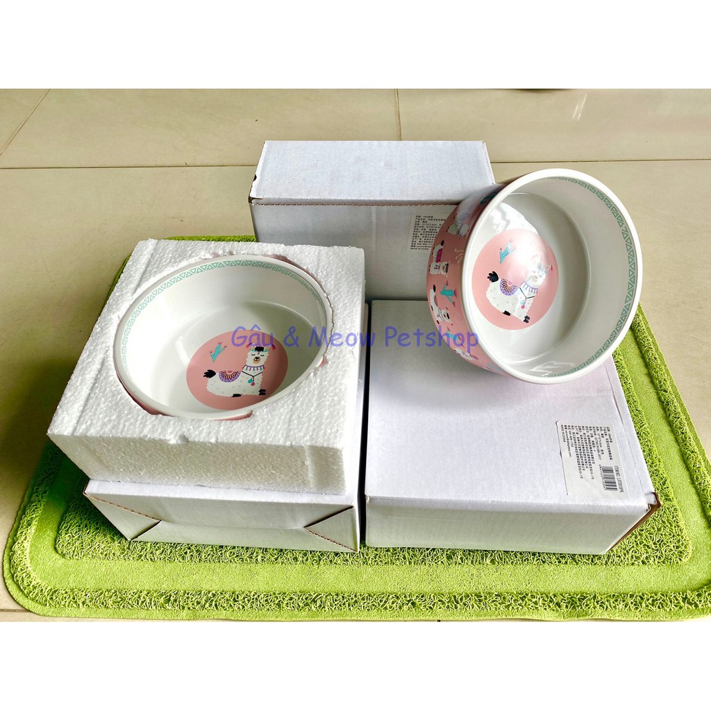 Chén bát ăn cho thú cưng chính hãng Elite bằng sứ cho chó mèo thỏ hình ngộ nghĩnh