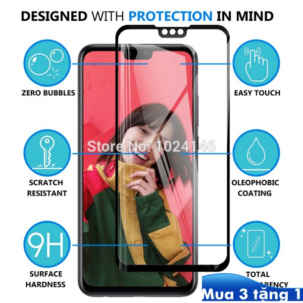 Kính Cường Lực Cho Huawei Y5 Y6 Y7 Y9 Y5p Y6p Y7p Y8p Y6s Y8s Y9s Y7a Y9a Y5II lite Prime 2017 2018 2019