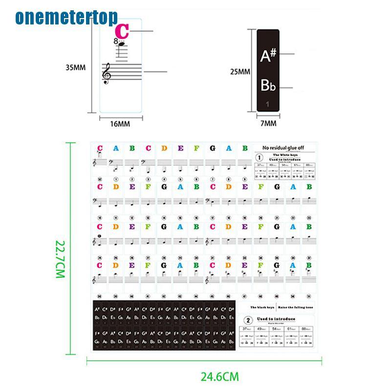 (Top) Miếng Dán Bàn Phím Piano Cho 49 61 76 88