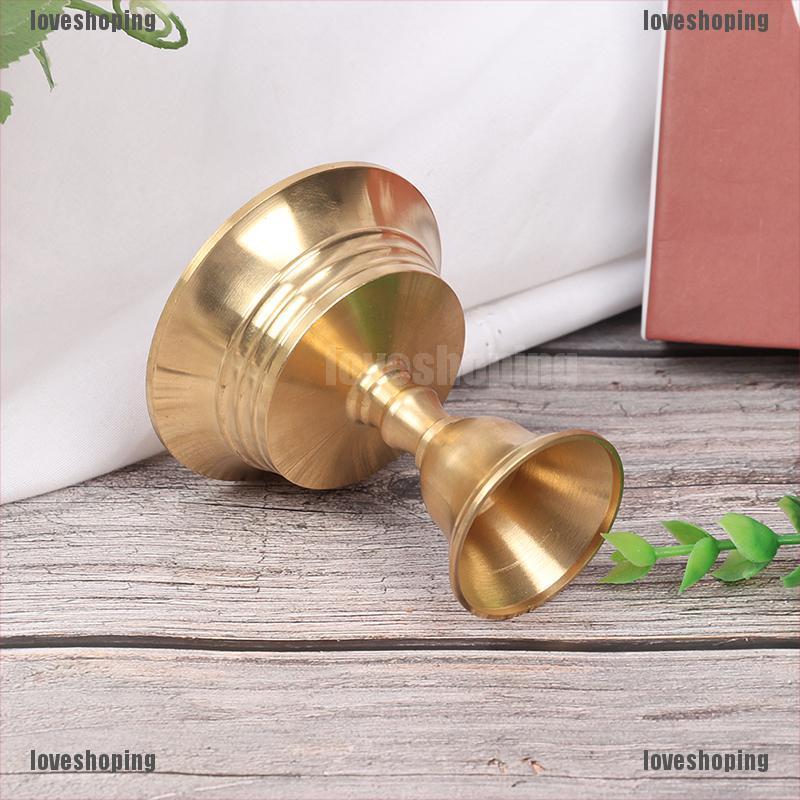 Chân Nến Bằng Hợp Kim Đồng Mạ Vàng Nhiều Kích Cỡ Độc Đáo