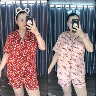 (BIGSIZE) Bộ satin đùi mặc nhà 60 - 80Kg