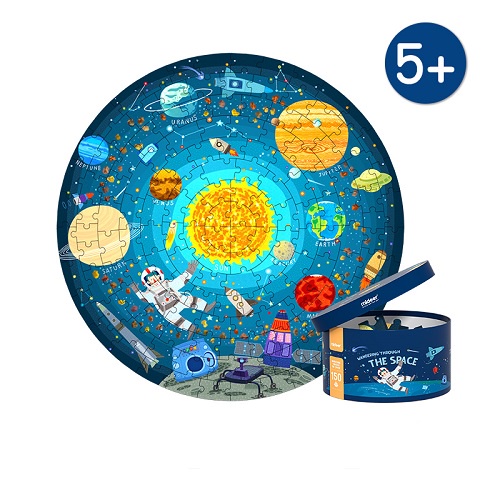 Bộ xếp hình cho bé Mideer Round Puzzle, Đồ chơi trẻ em thông minh từ 5,6,7,8,9,10 tuổi