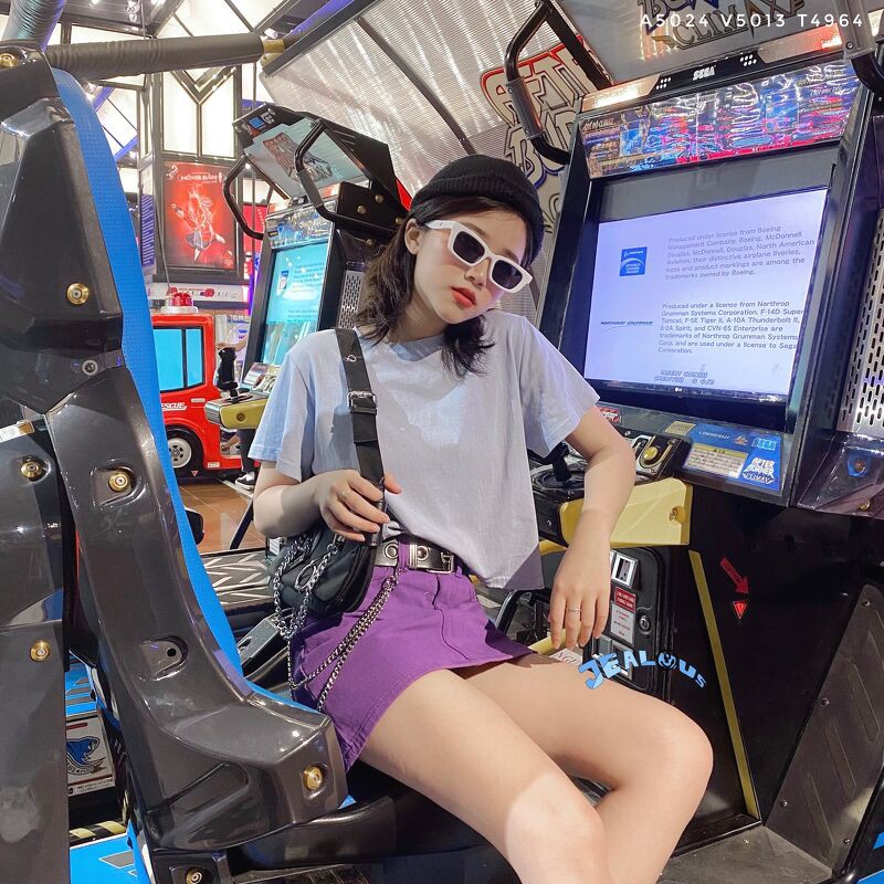 Áo thun nữ, áo phông croptop trơn mác dress you 5024