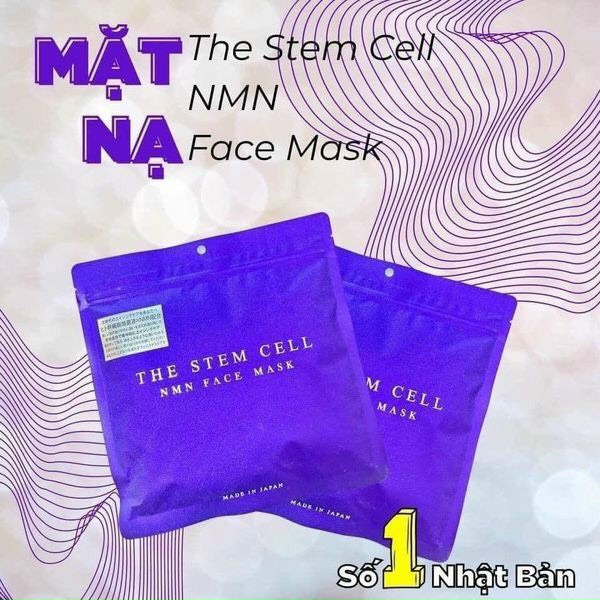 Mặt Nạ NMN,Mặt Nạ Tế Bào Gốc Nâng Cơ Trẻ Hóa Da NMN Nhật Bản (Bịch 30 Miếng)