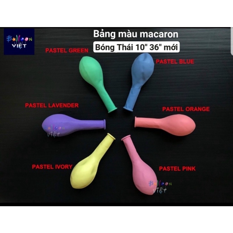 Bóng tròn cỡ 36&quot; 90cm màu pastel macaron hàng thái lan