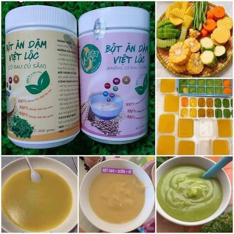 Bột ăn dặm Việt Lộc 500g