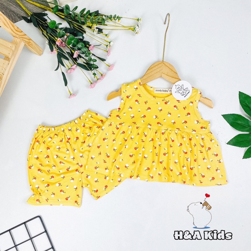 🌺Mẫu ba lỗ babydoll cho bé gái 7-28kg .Hàng Minly Baby .