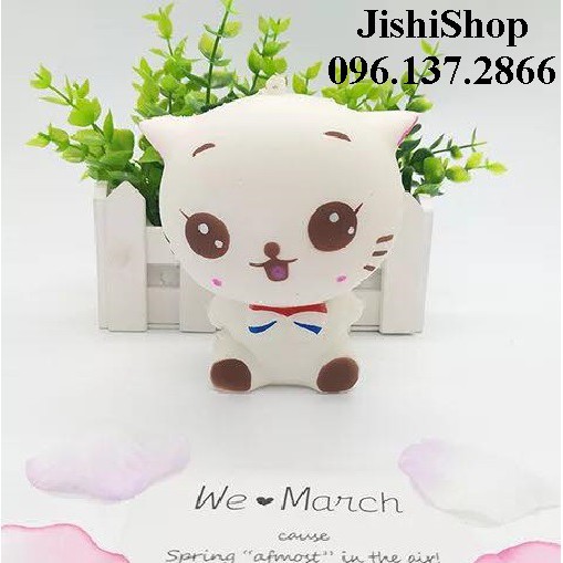 Squishy White Cat ( Squishy mèo trắng) |shopee. Vn\Shopgiayred