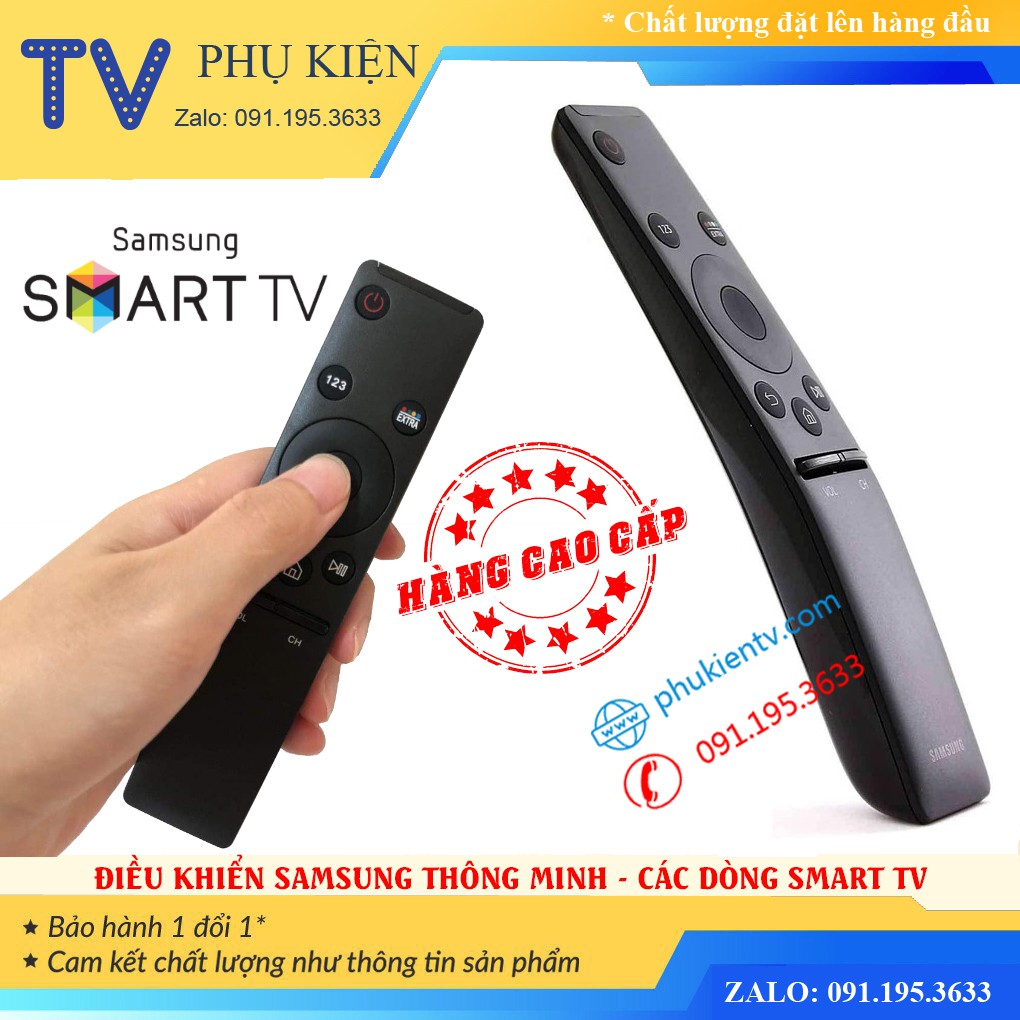 [Hàng Loại 1] Điều Khiển Tivi Samsung Smart Tv 4K Mặt Cong - Remote Tivi Thông Minh ( Không Voice )