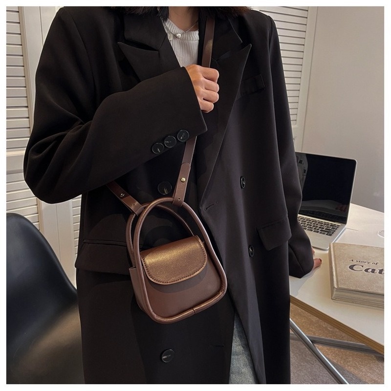 Túi Đeo Chéo Nhỏ Màu Trơn Phong Cách Hàn Quốc NB00341